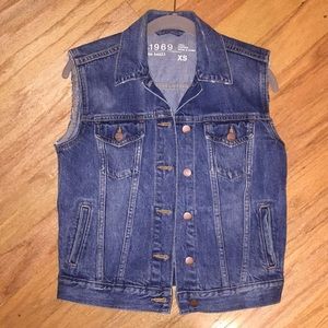Gap denim vest